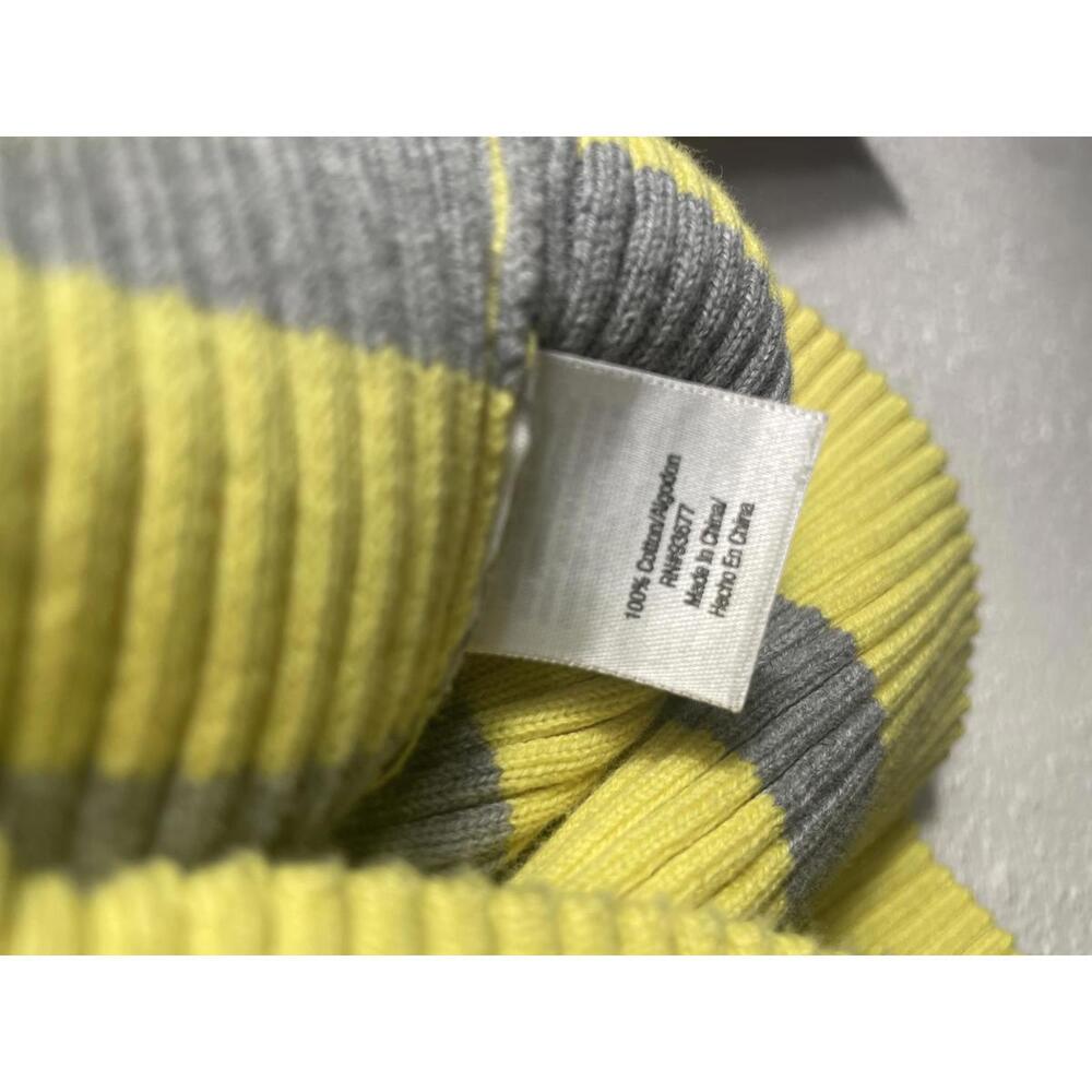 St. John's Bay Sweater Women's Medium Yellow Cotton Y2K 90s - Picture 3 of 6